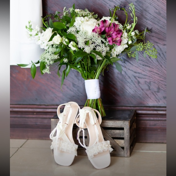 Faux peel chunky heels - Picture 4 of 5